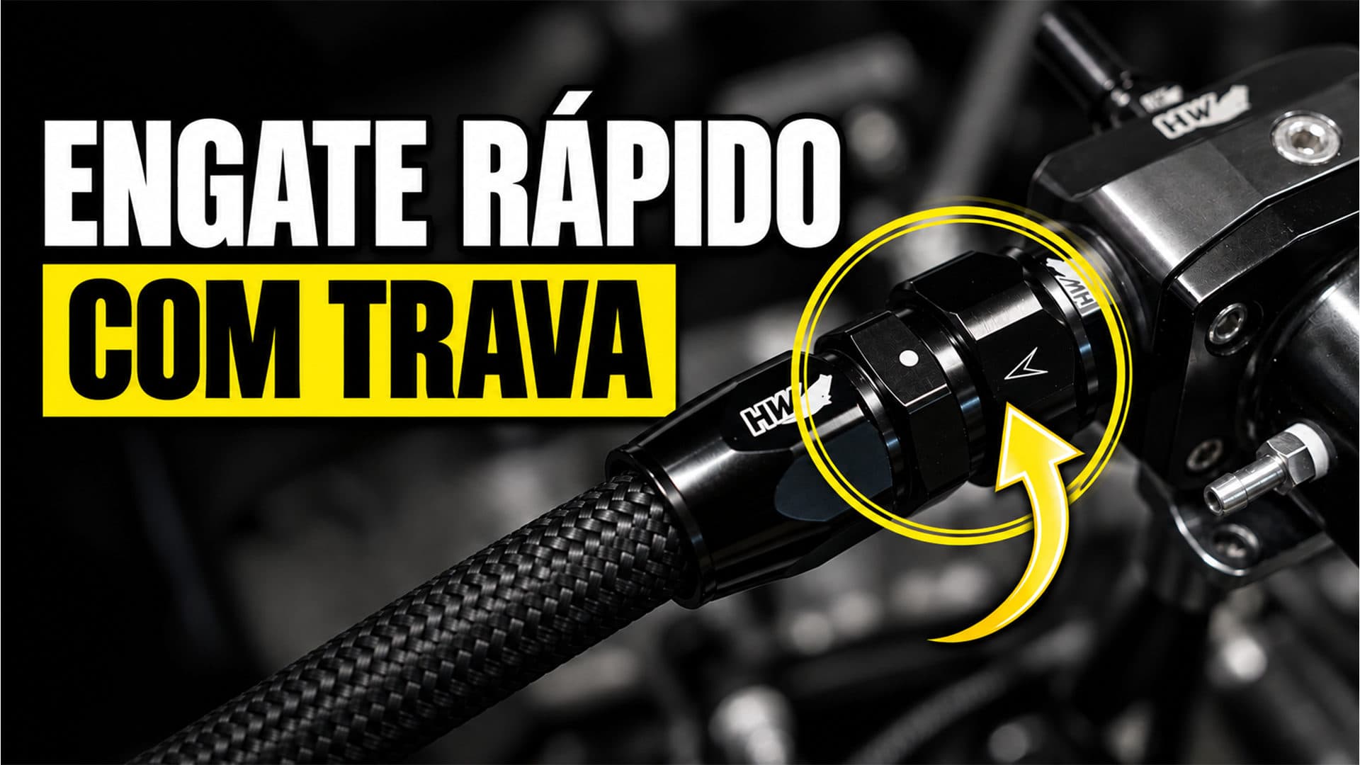 NOVAS CONEXÕES ENGATE RÁPIDO SAE METAL HORSE COM TRAVA