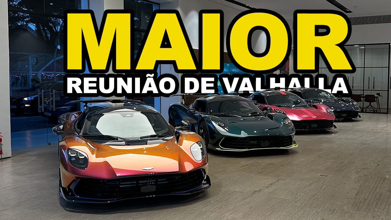 A MAIOR REUNIÃO de ASTON MARTIN VALHALLA em um ÚNICO SHOWROOM do MUNDO!