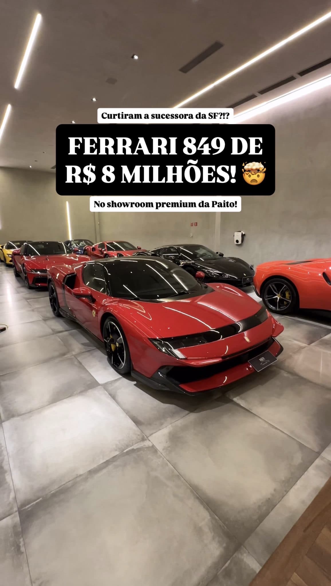 A FERRARI 849 de 8 MILHÕES de REAIS!