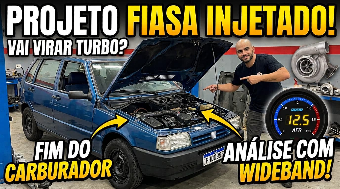Do Carburador para Injeção: O Início do Projeto Fiasa Turbo! 💥🚀
