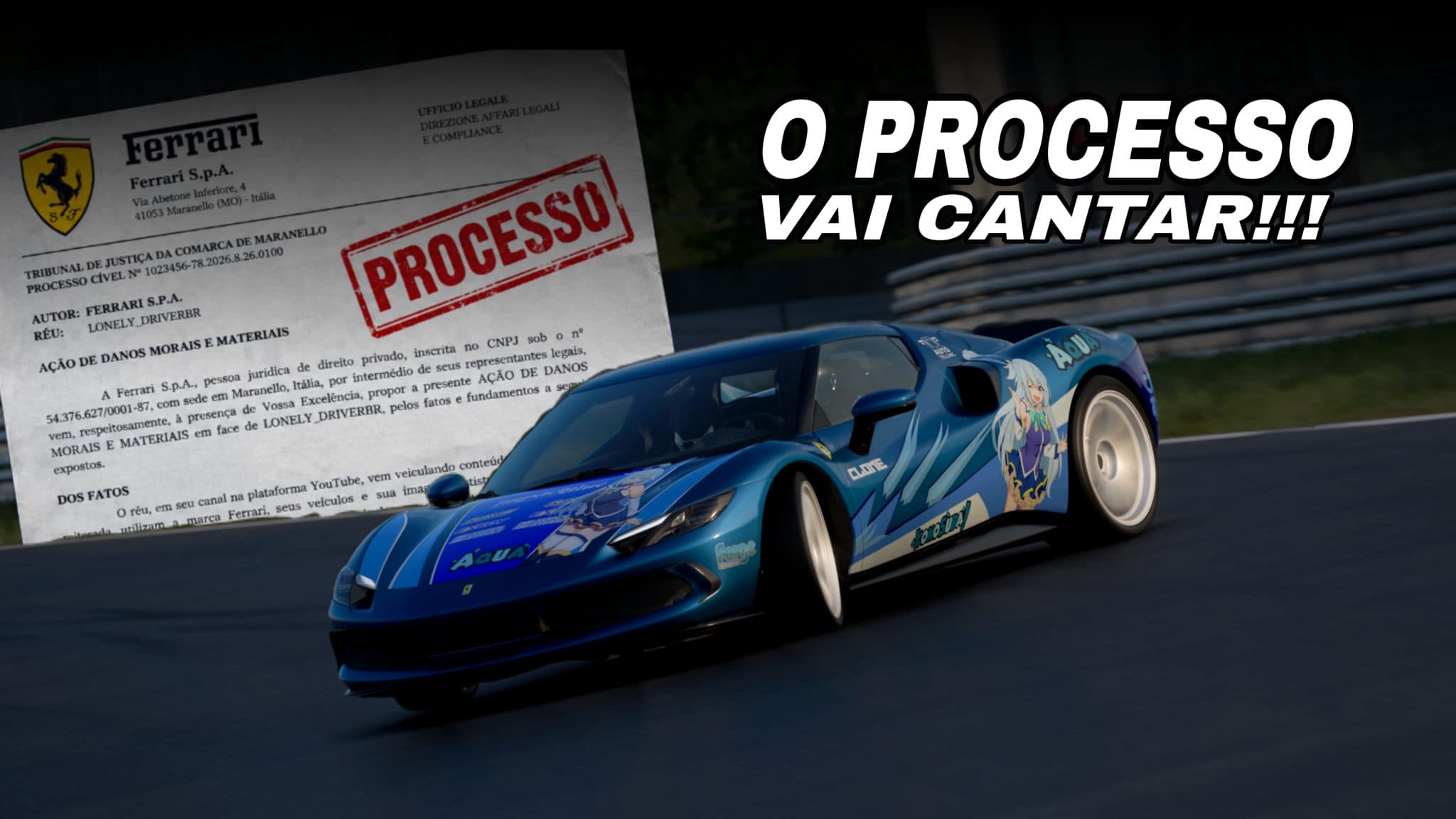 A FERRARI VAI ME PROCESSAR POR ISSO!!!! Montei uma Ferrari de Drift no Gran Turismo 7
