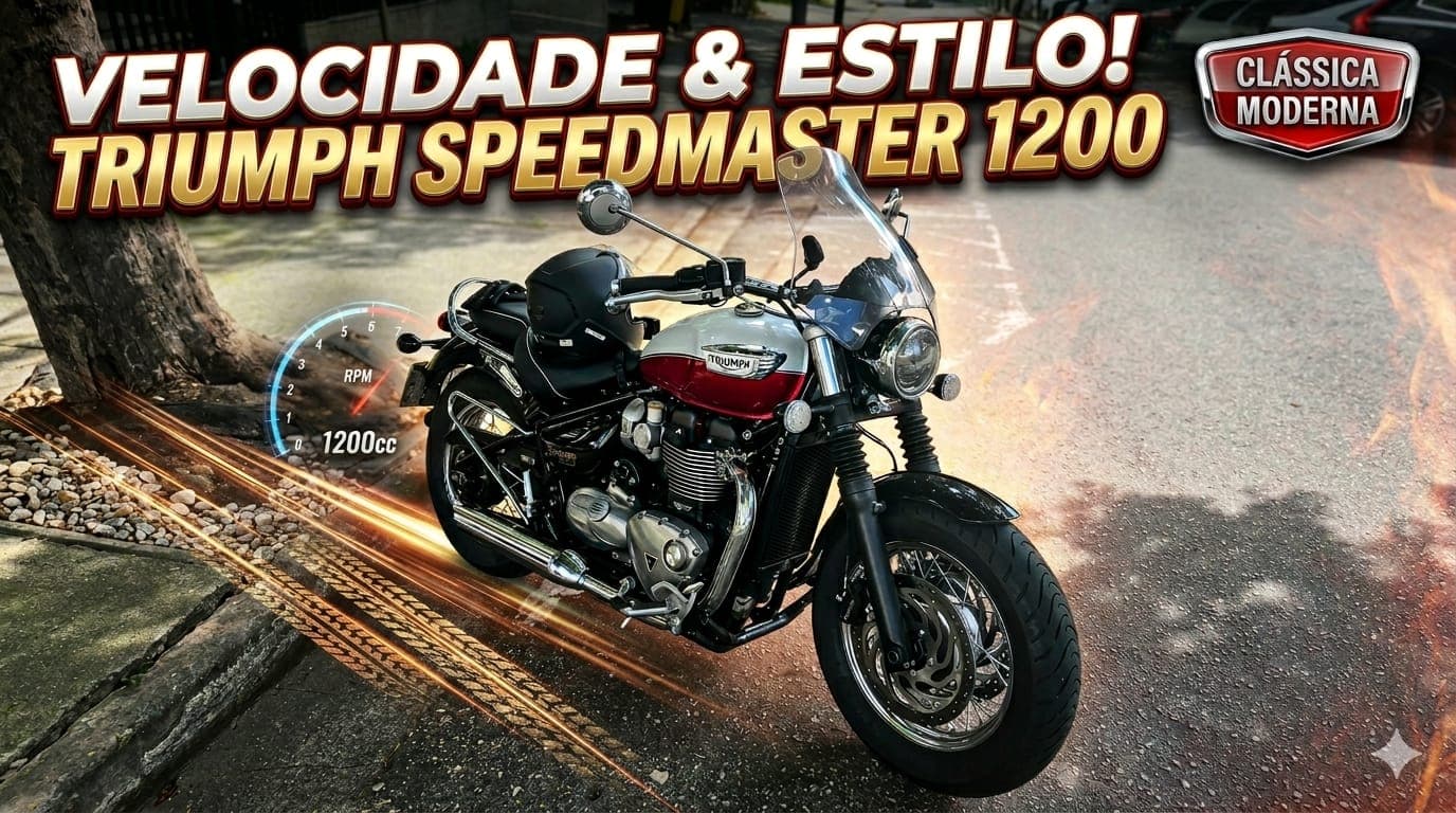 Testando a SPEEDMASTER 1200cc TRIUMPH