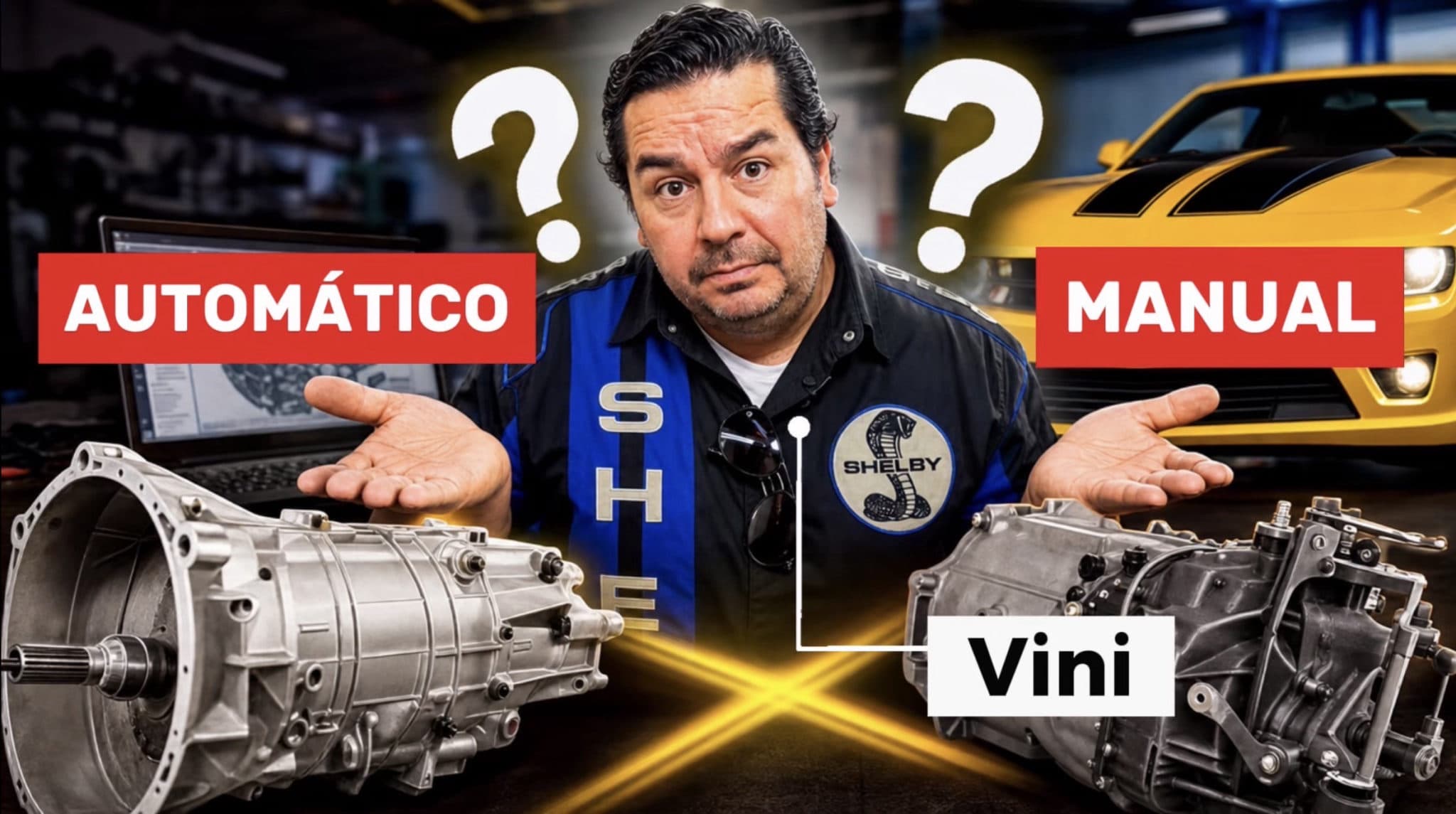 O VINI quer colocar Câmbio Manual no Camaro