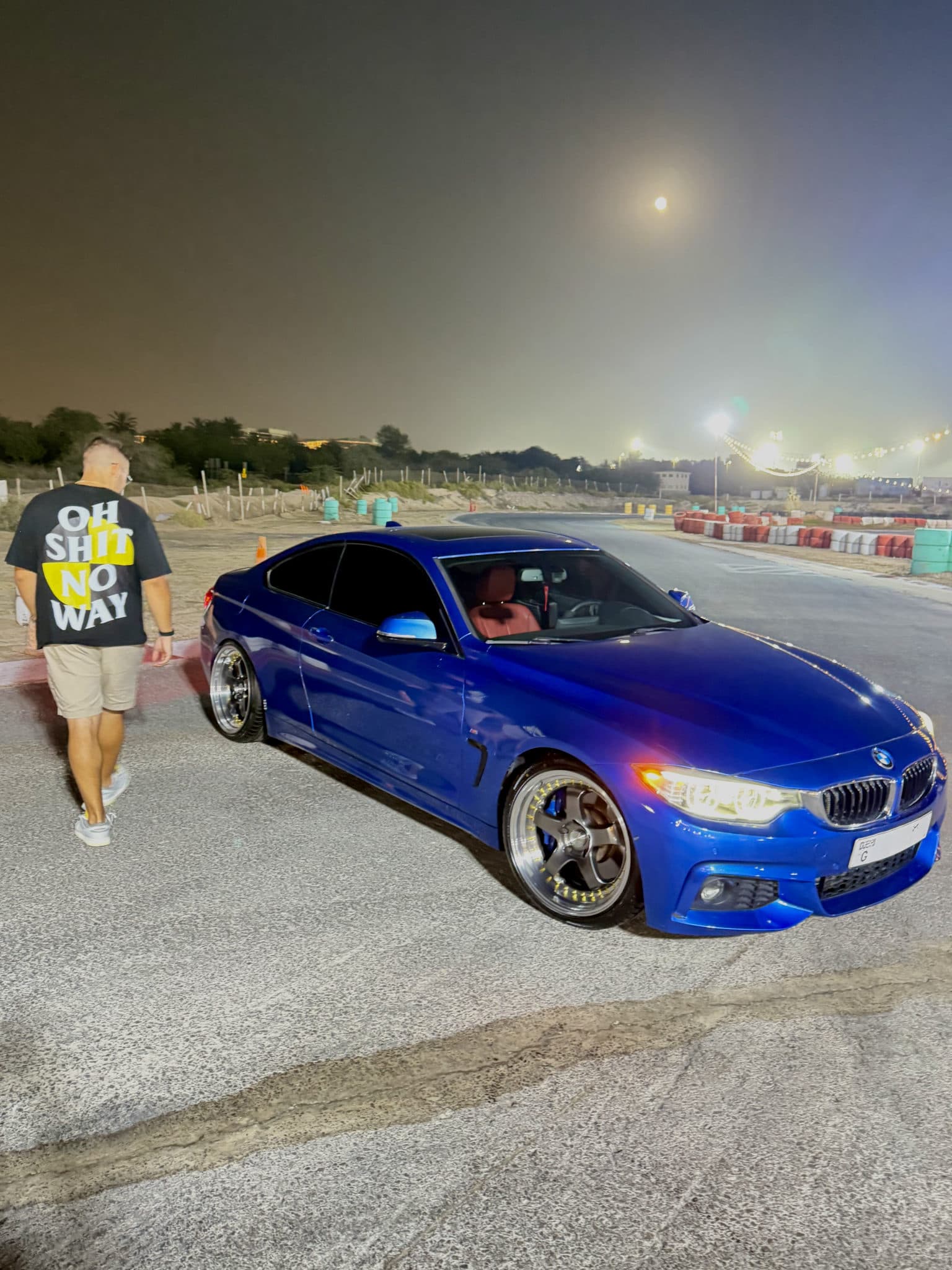 Bmw 435i f32 Dubai night roller