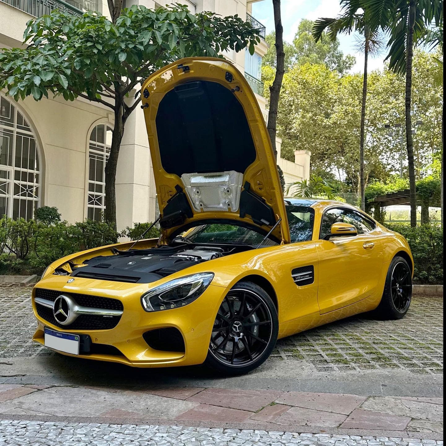 Disponível para venda:

A única do Brasil na configuração de lançamento!

Entrando à venda na The Vault uma de apenas 10 Mercedes-Benz AMG GT no país, sendo essa a única configurada na cor de lançamento AMG Solarbeam Yellow.

Motor 4.0 V8 Biturbo de 462cv e 61,2kgfm de torque
Ano: 2016/2016 / 9.160km

Interior em couro e alcantara preto com costuras amarelas.

Revisões e garantia: Revisões na concessionária até término da garantia, ultimas revisões na Oficina Pit Stop e completamente original.

Películas originais nas soleiras
Sistema de som Burmester
Bancos concha e elétricos com memória
Teto panorâmico em vidro
Rodas aro 19 na cor preta
Pneus novos

Obs: IPVA e Licenciamento pagos

Valor: VENDIDO

Caso tenha interesse, nos contate via DM ou no telefone (11)97417-9911.