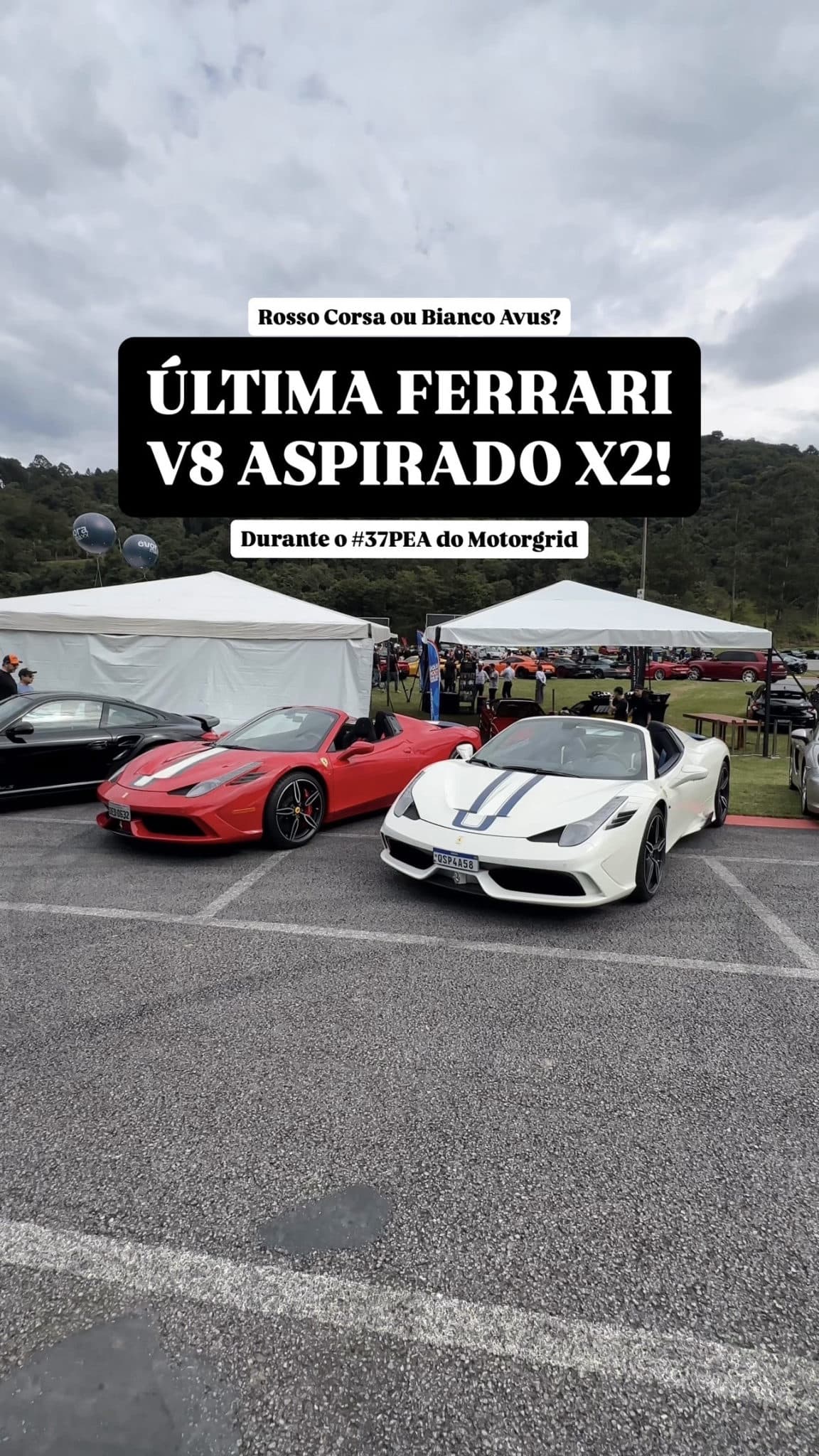 ÚLTIMA FERRARI V8 ASPIRADO X2!