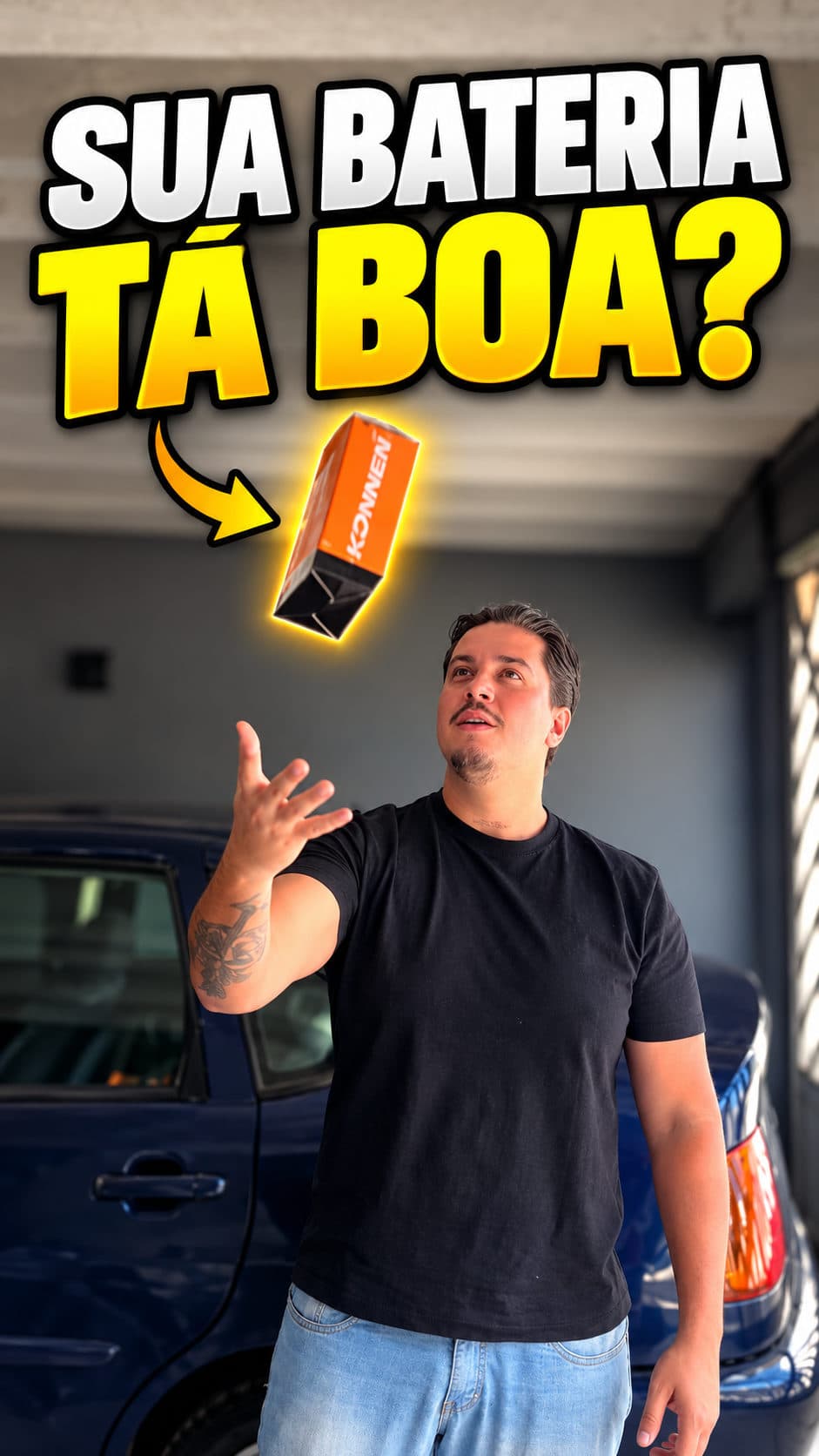 Bateria ruim ou só descarregada? 🔋 Antes de trocar, vale testar! Conheça o Konnwei KW208 🔧

#MecânicaAutomotiva #BateriaAutomotiva #KW208