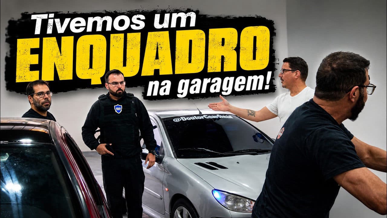 Tivemos um ENQUADRO na Garagem. Queriam nossas rodinhas!