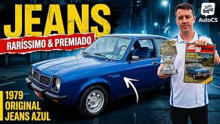 O RARÍSSIMO Chevette Jeans Azul 1979 Premiado em Águas de Lindóia