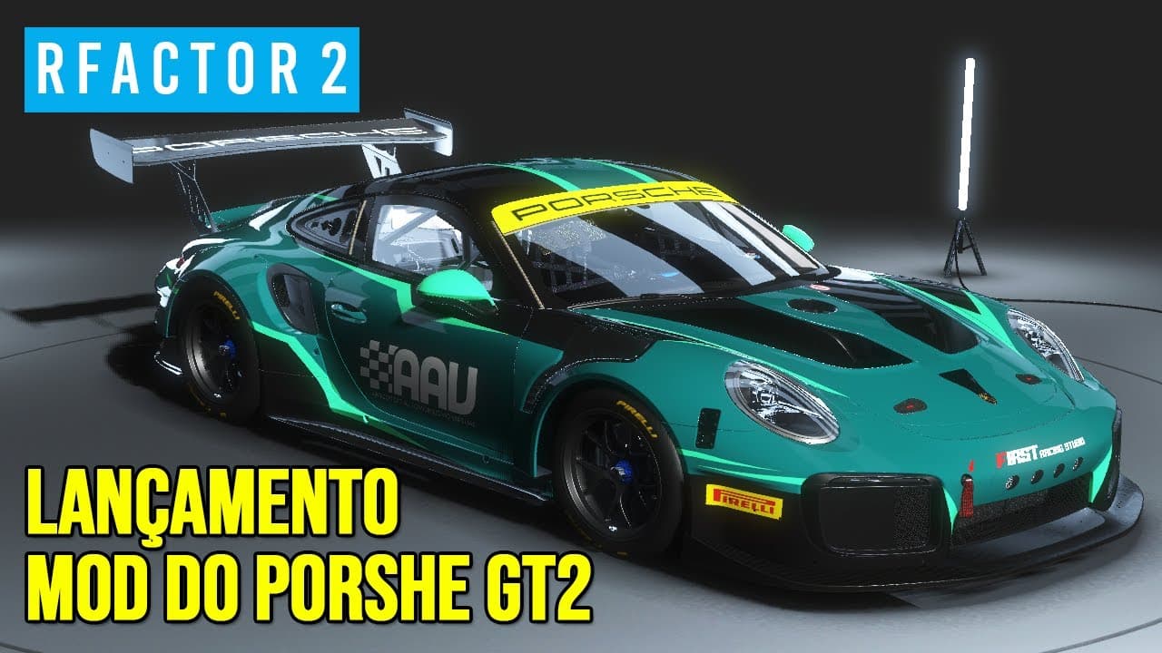 Testando Porshe GT2 para os 300km de Interlagos na liga Amigos do AV