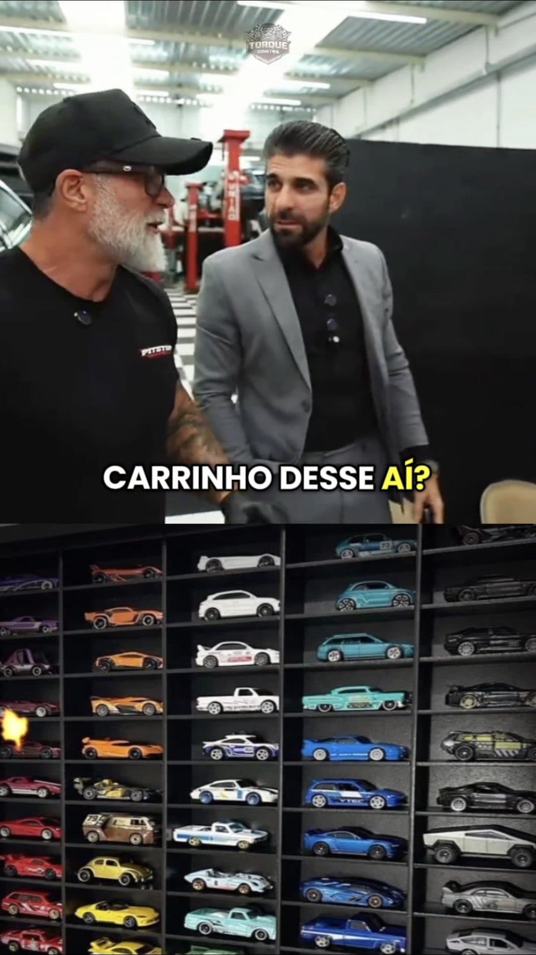 Arnaldo quer completar a coleção de carrinhos! 
#tcar #carros #oficinamecanica