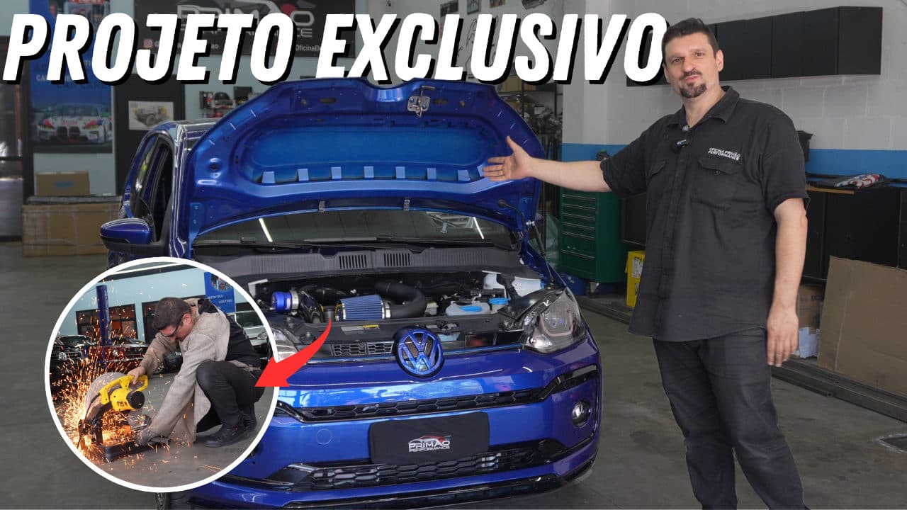 Motor TSI em um Up MPI + adaptação para bancos RECARO! 😱