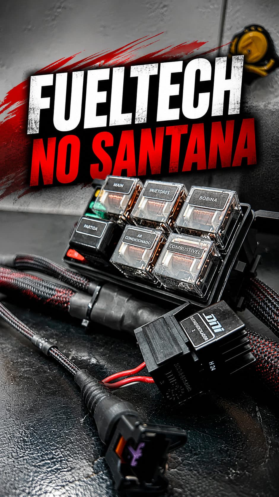 Chicote de FT450 para um Santana!