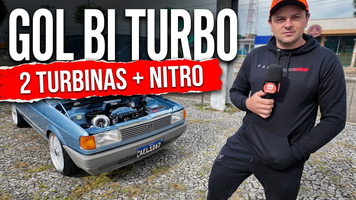 GOL BI TURBO COMPOUND! Motor AP Injetado FuelTech no Gol Azul Havaí | 985 Garagem