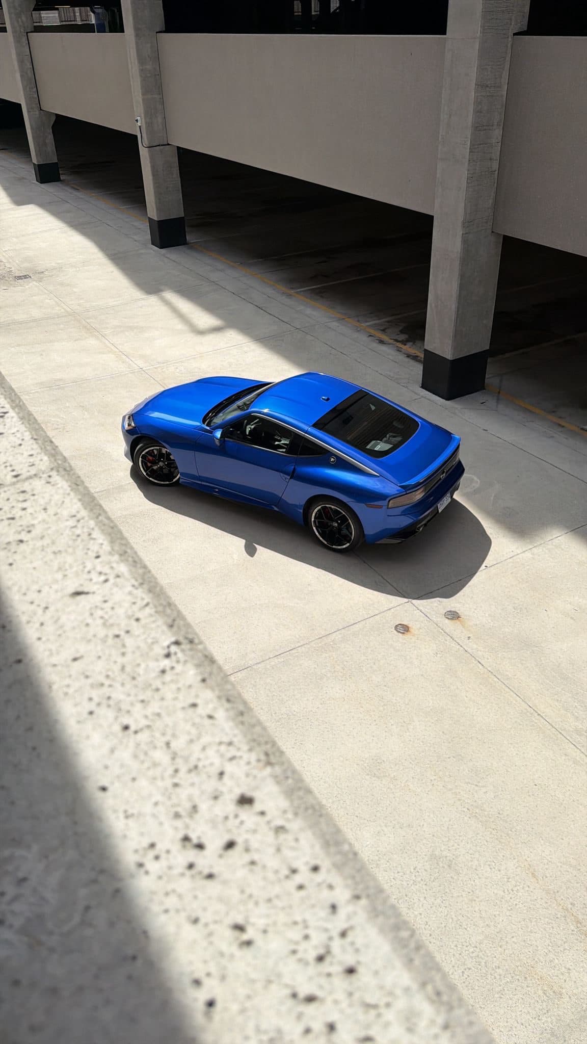 Na última semana eu testei a nova versão do nissan Z já com o novo facelift… na belíssima cor Bayside Blue
