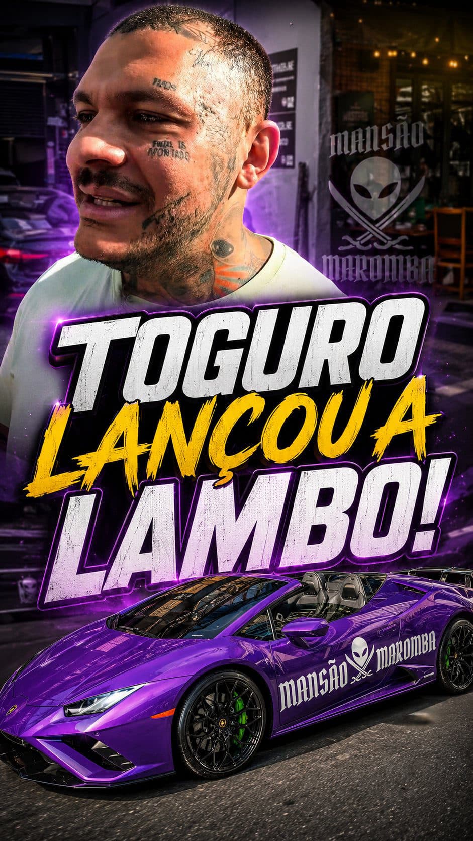 Toguro lançou o foguete! 🚀 
#toguro #mansaomaromba #cerol