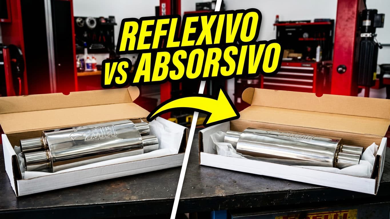 OUÇA A DIFERENÇA DE UM ABAFADOR REFLEXIVO vs ABSORSIVO!!