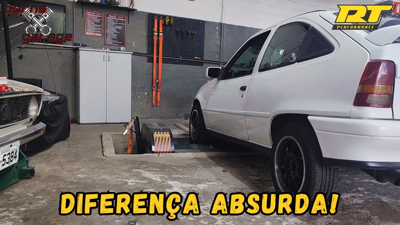 GM KADETT 2.0 ASPIRADO COM ITBs NO DINAMOMETRO!