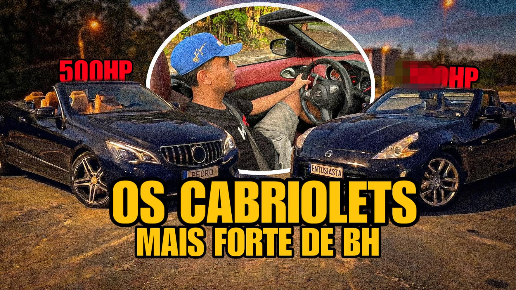ELE TEM UM 370Z E UMA MERCEDES DE 500 HP CONVERSÍVEL — QUAL É O MAIS FORTE? EU DIRIGI OS DOIS!