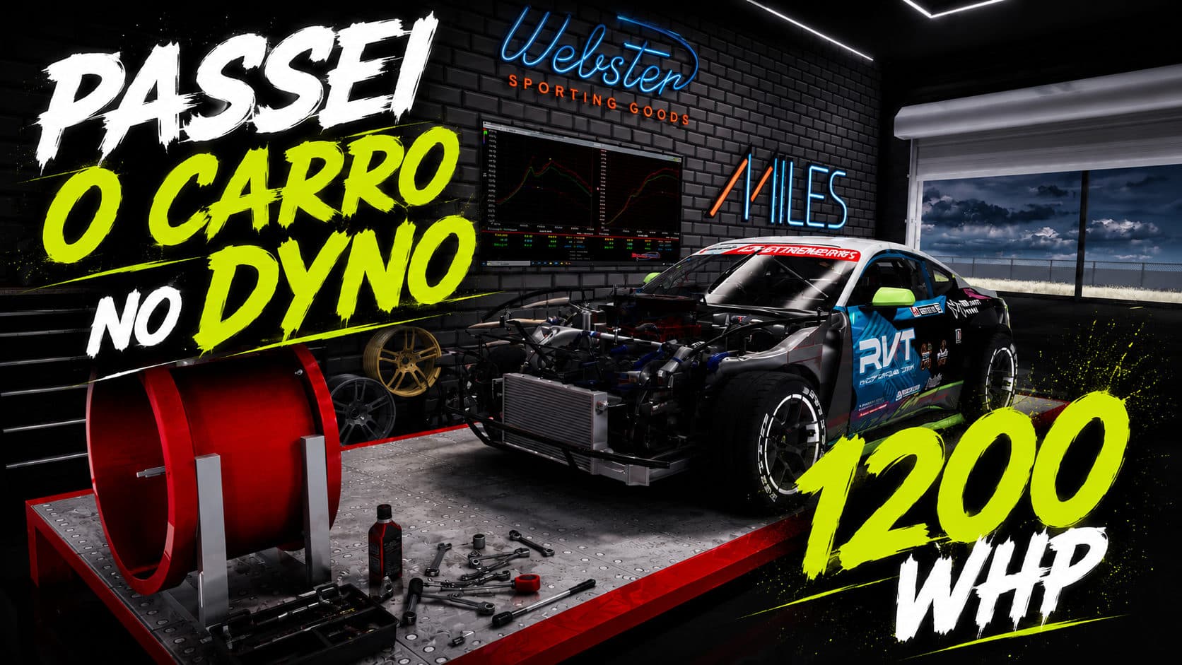 Passando um Mustang RTR no Dyno | ASSETTO CORSA GAMEPLAY