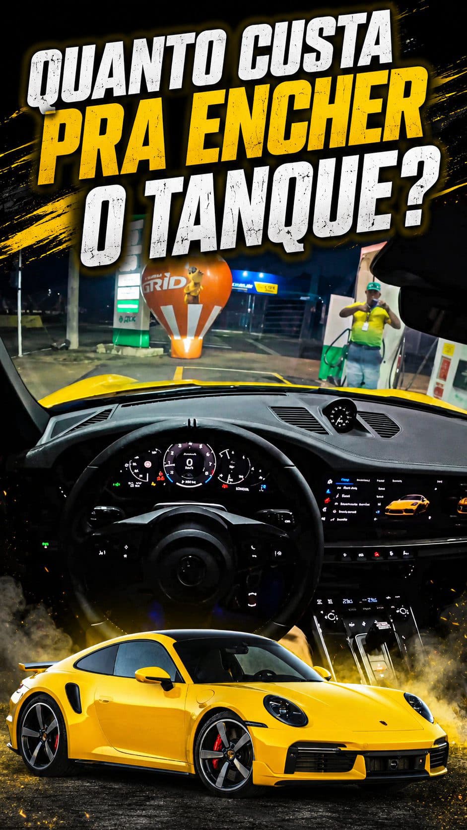 Razuk abastece sua Porsche pela primeira vez! #razuk