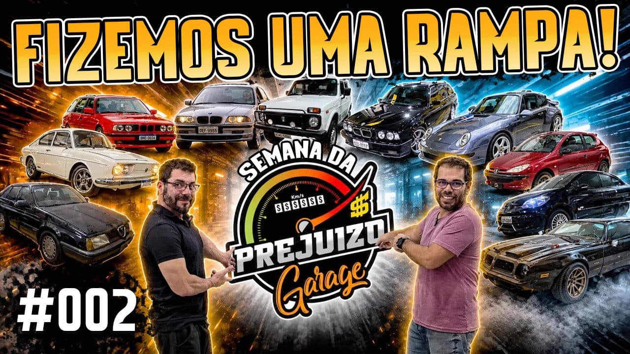 Fizemos uma RAMPA pq cansamos de QUEBRAR CARRO entrando na garagem - Semana da Prejuízo 001