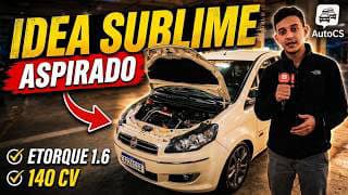 FIAT IDEA ASPIRADO COM MOTOR DE MINI COOPER! (Coletor Variável + TBI)
