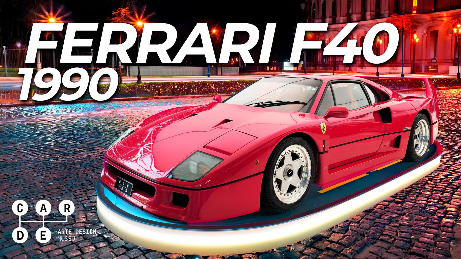 A LENDÁRIA FERRARI F 40, O ÍCONE DOS ANOS 90!