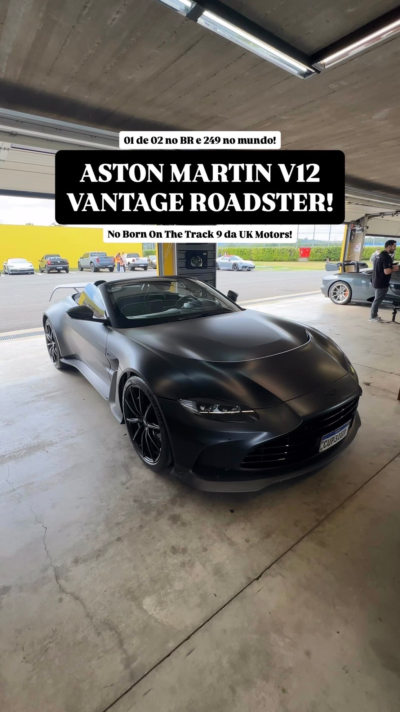 VANTAGE V12 ROADSTER no BRASIL!