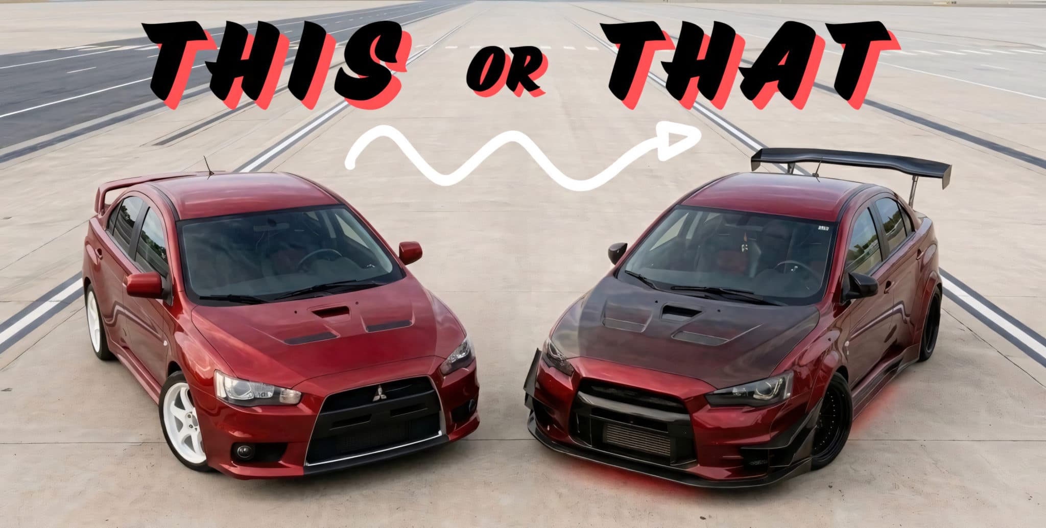 Antes e Depois - Lancer Ralliart WIDEBODY KIT