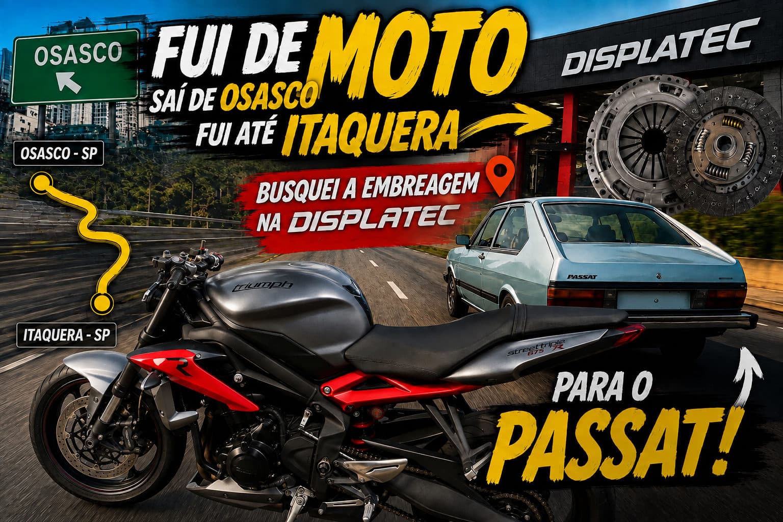 Role de Triumph 675R por Sāo Paulo