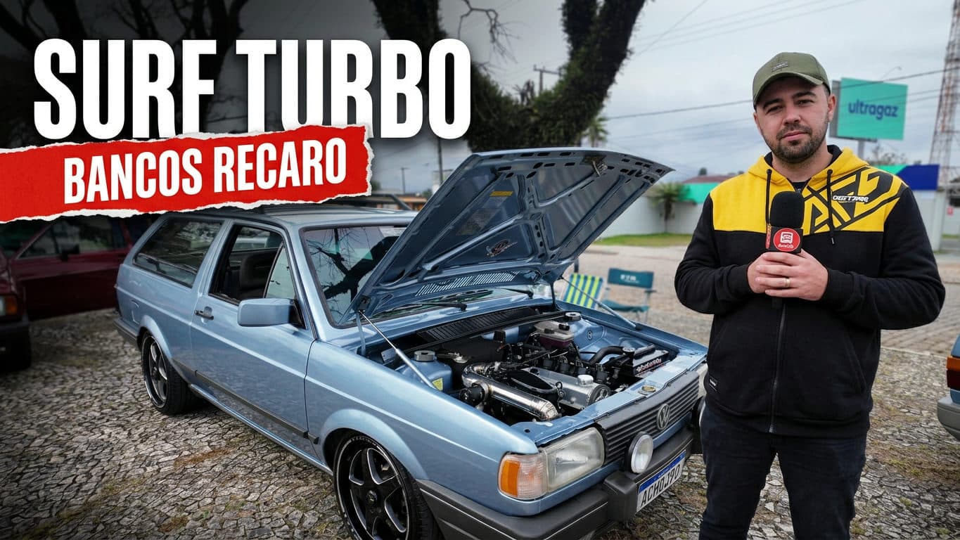 PARATI SURF TURBO AZUL HAVAÍ! Motor AP 1.9 Forjado, FT500 e Detalhes Metal Horse