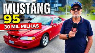 FORD MUSTANG 1995 V6 MANUAL! Com Apenas 36 Mil Milhas e Estado de Zero