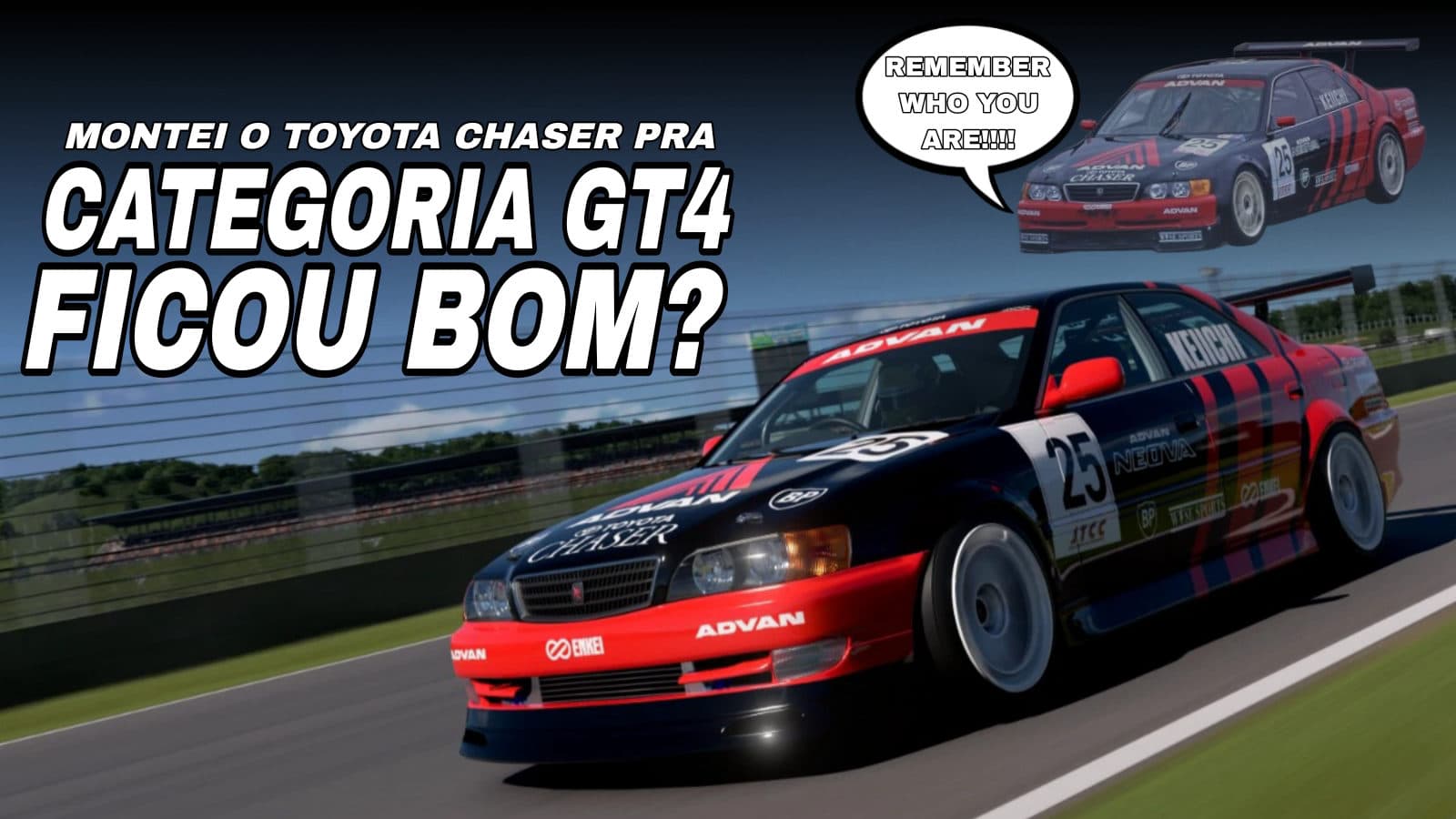 MONTEI UM TOYOTA CHASER PARA GT4 NO GT7… MAS ELE CONSEGUE COMPETIR?!