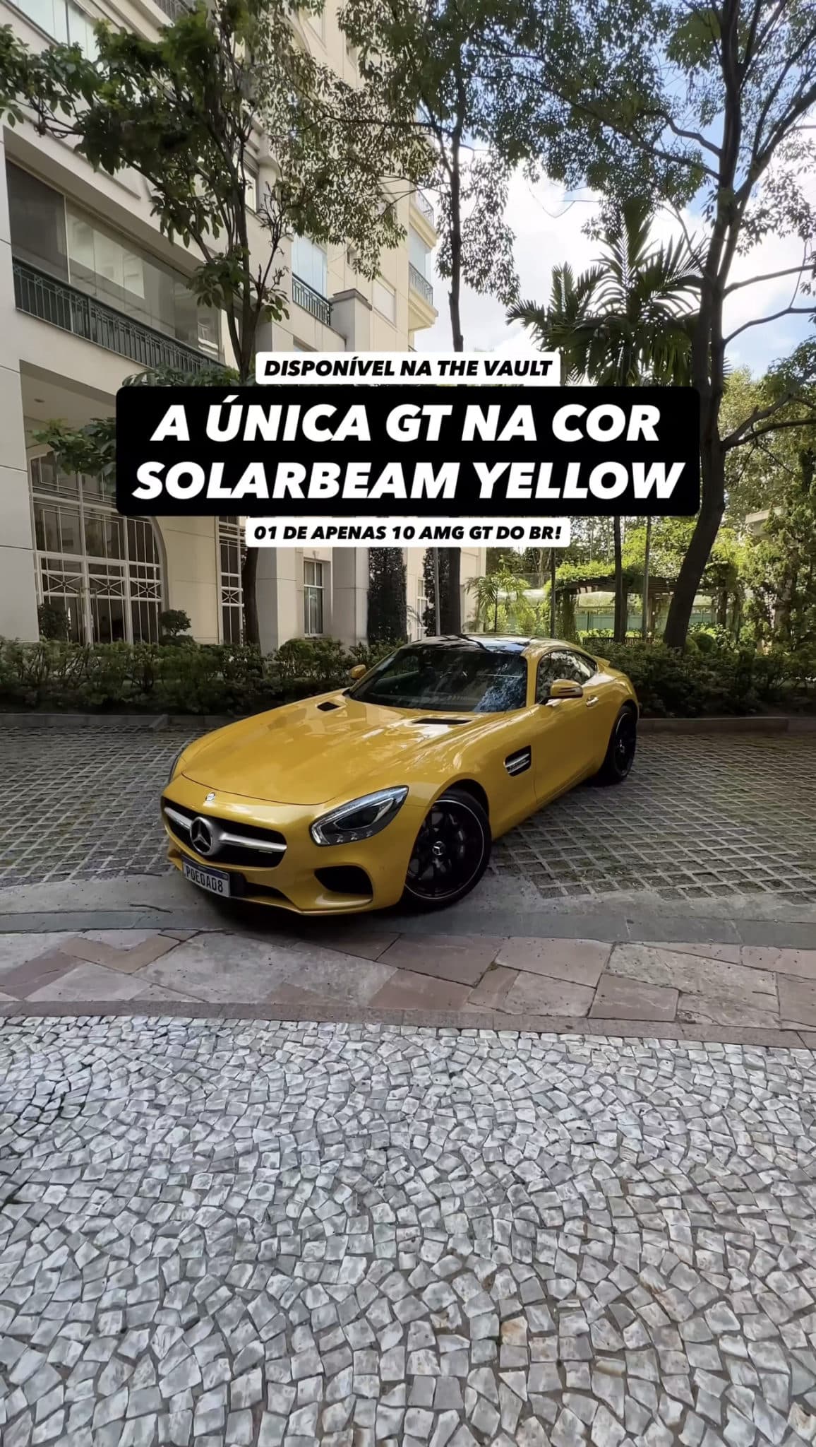 A ÚNICA AMG GT na cor SOLARBEAM YELLOW do BRASIL!