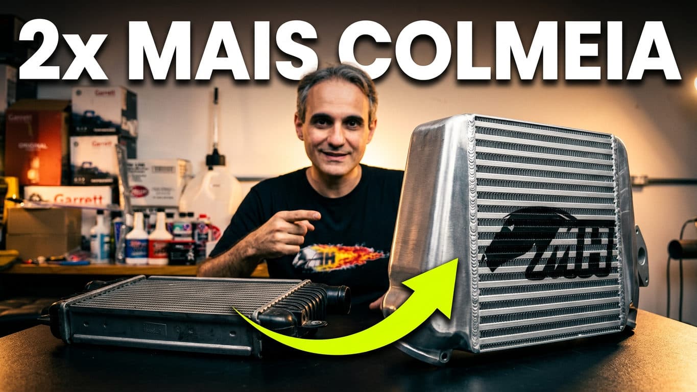 INTERCOOLER SUBARU WRX: O DOBRO DO TAMANHO DA PEÇA ORIGINAL