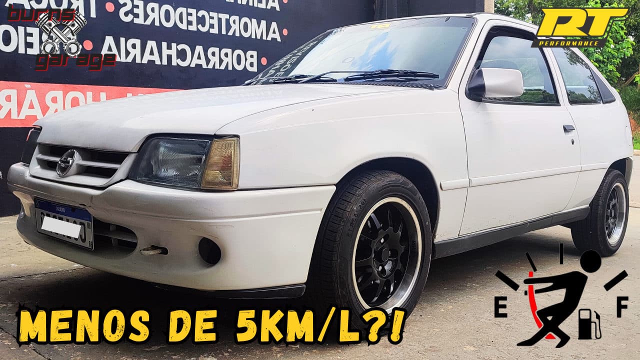 Consumo do GM Kadett 2.0 Aspro de 142cv!