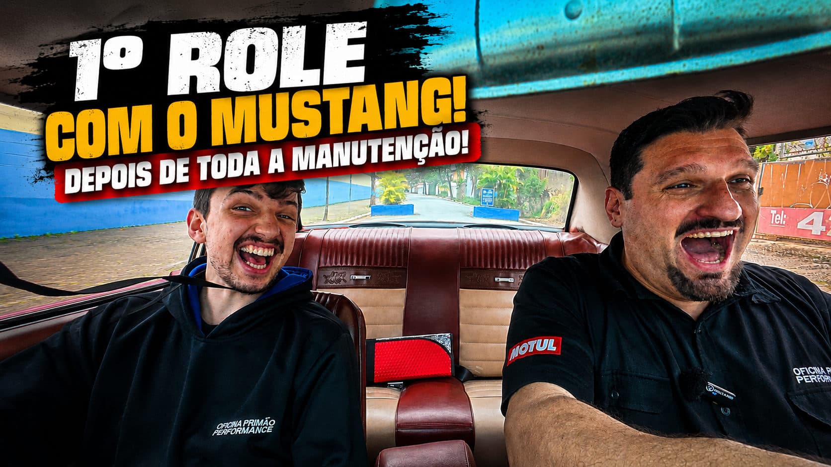 🔥 PRIMEIRO ROLE 🔥 Adaptamos os pedais do NOVO CAMBIO e saímos para dar um role com o Mustang 1966