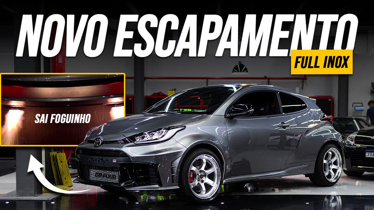 Novo escape e mapa (com FOGO) do GR Yaris -  @acfperformance fazendo maldades mais uma vez