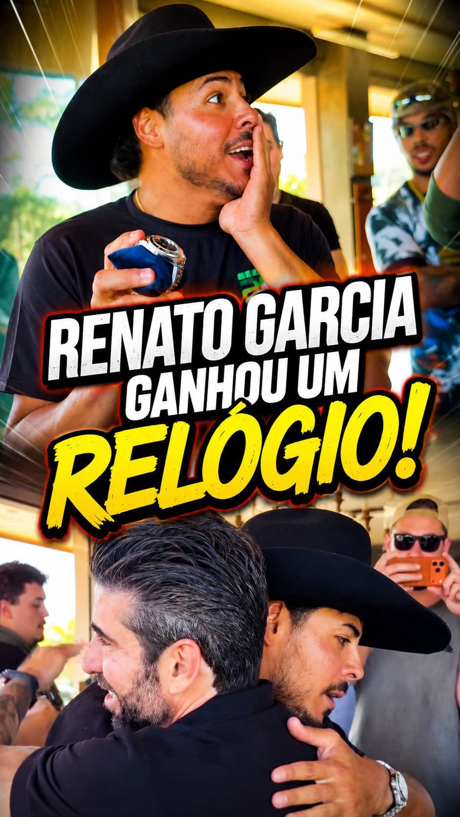 Tcar deu um relógio para o Renato Garcia!
#tcar #renatogarcia