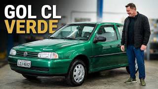 GOL CL 1997 VERDE ARAGUAIA AP 1.6 INJETADO com Interior Original e Restauração!