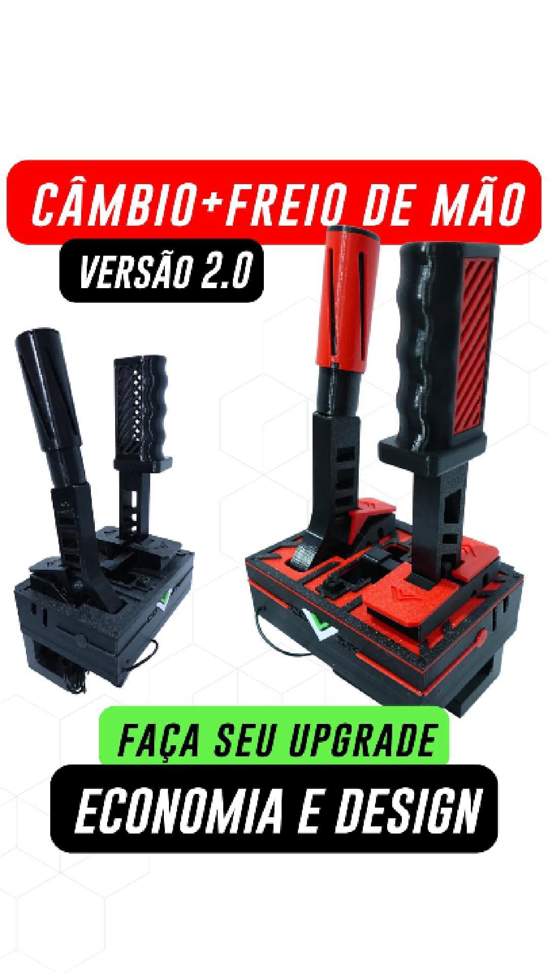 Câmbio + Freio de Mão USB PC - COV3R DRIFT
