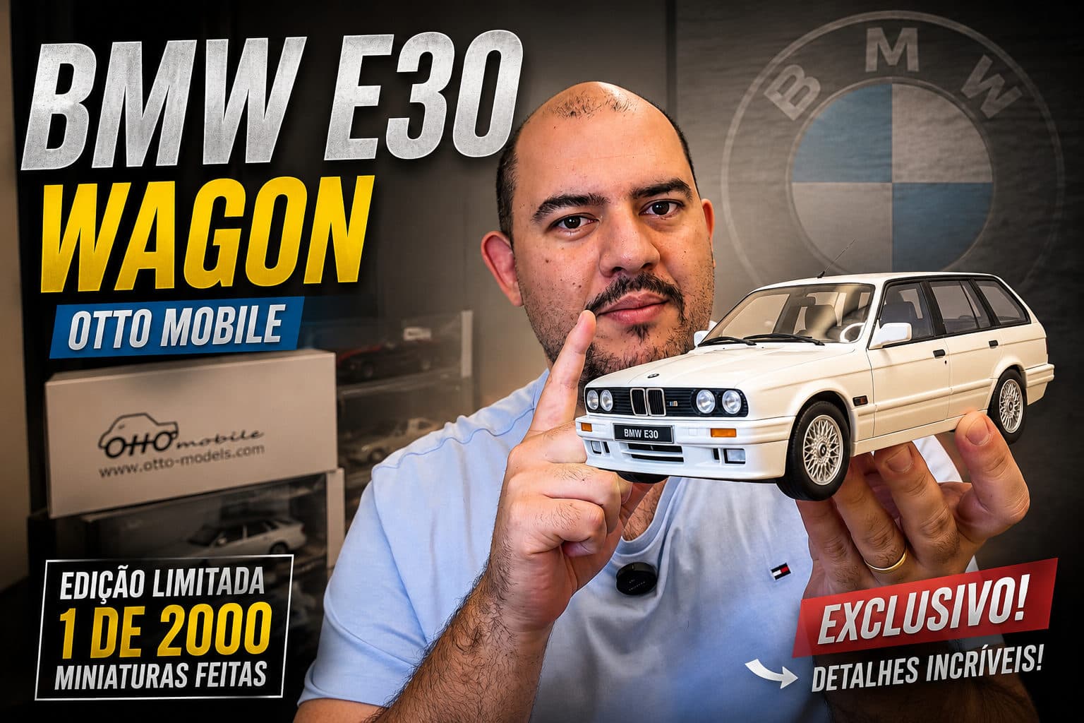 BMW E30 WAGON | 1de2000 | miniatira  Otto mobile 1:18