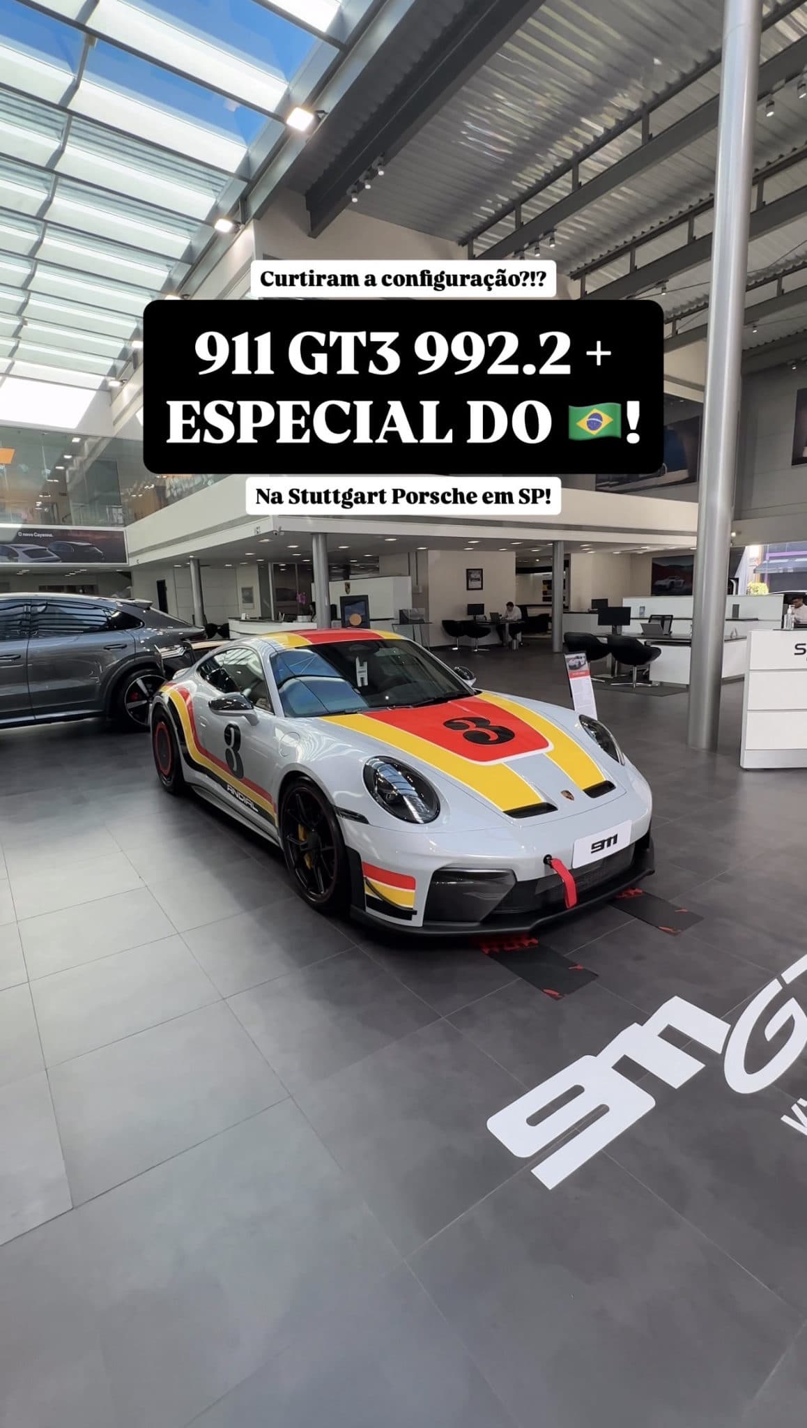 O 911 GT3 992.2 mais ESPECIAL do BRASIL!