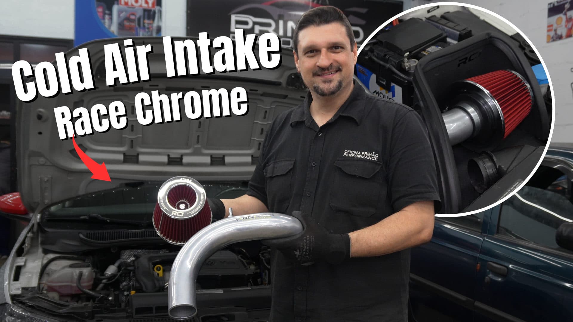 INSTALAMOS o intake da RCI no Polo Beats!! Vale a pena o investimento?? (Tá espirrando muito!!)