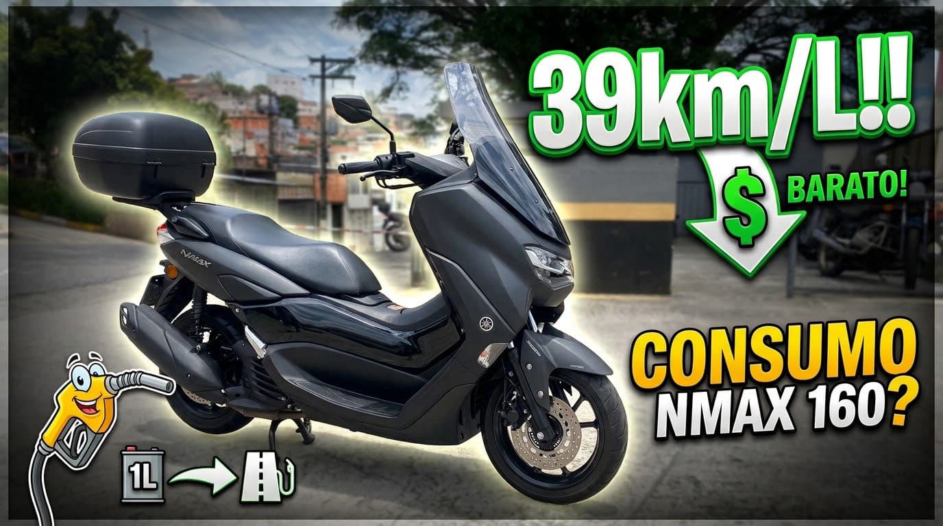 Consumo NMAX 2024!!! Me SURPREENDI