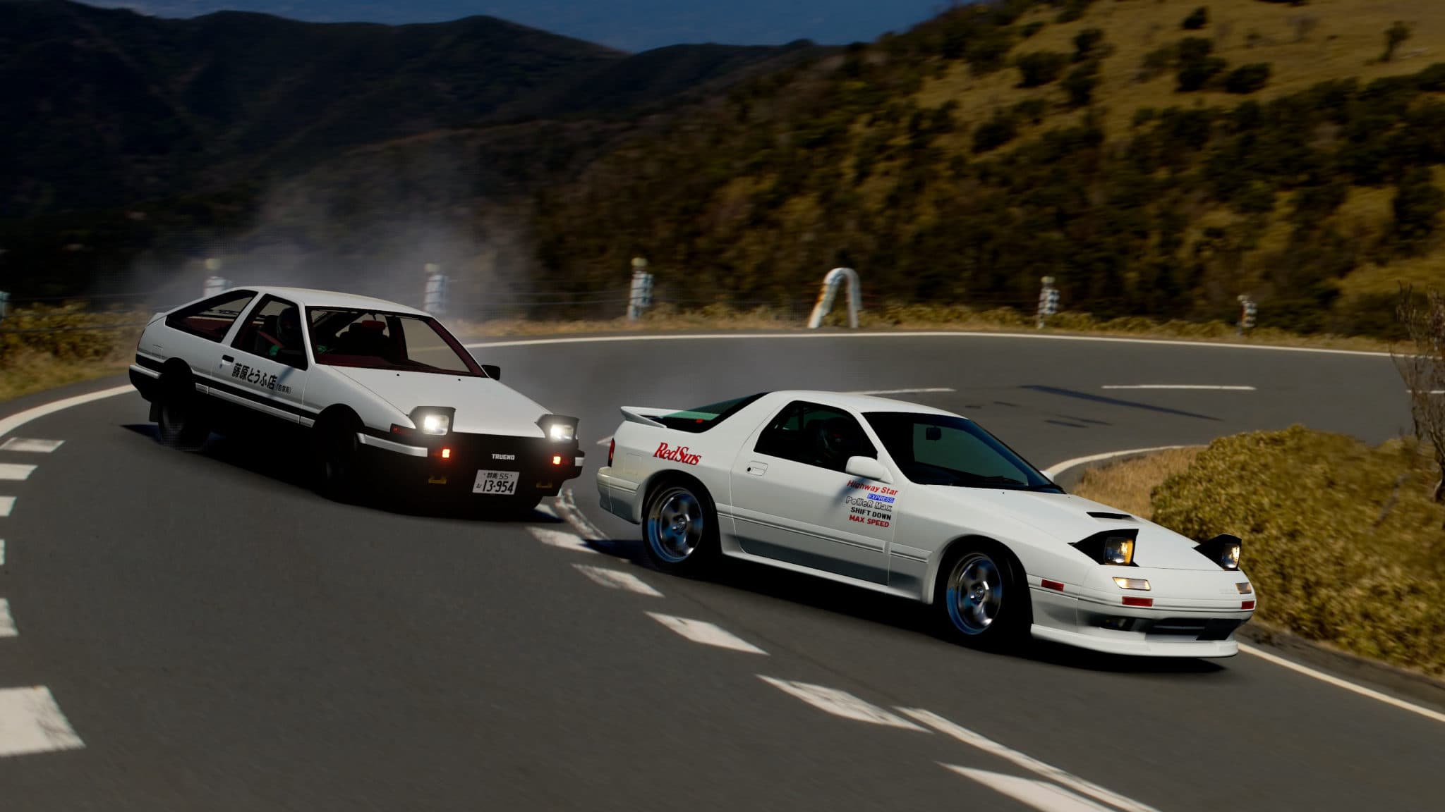 Fotos das corridas do Initial D First Stage