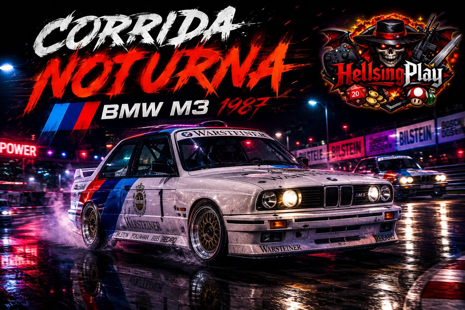 BMW M3 1987 Racha Noturno!!!