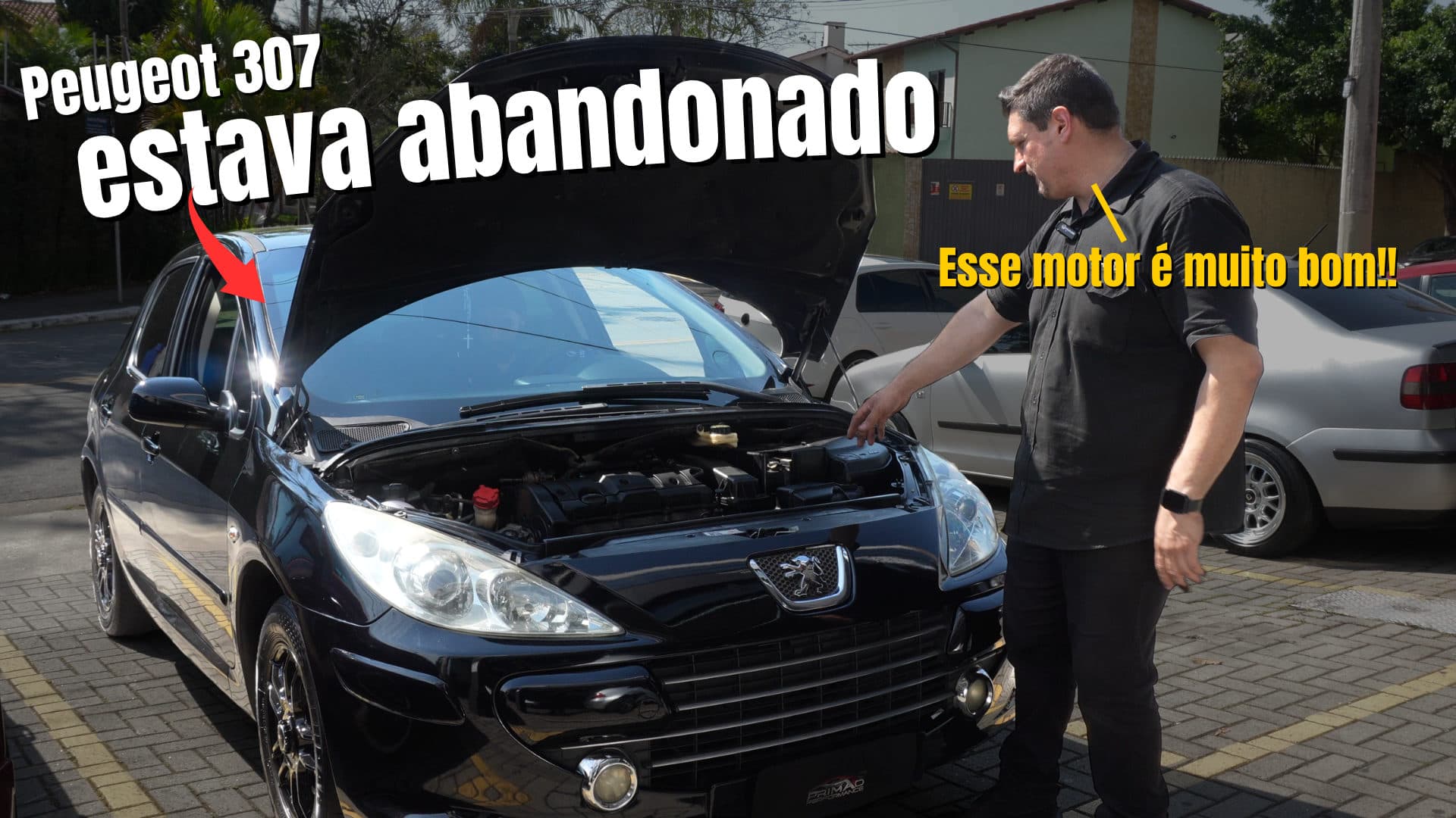 CLIENTE RESGATOU esse Peugeot 307 1.6 16v e trouxe pra gente começar a manutenção!!
