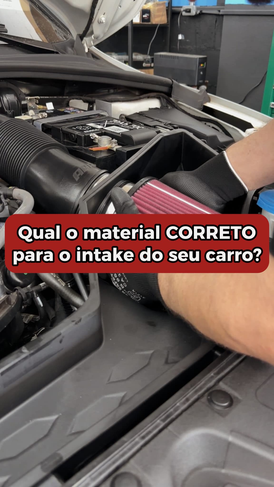 Intake de plástico ou inox?? Qual é melhor?? 😱